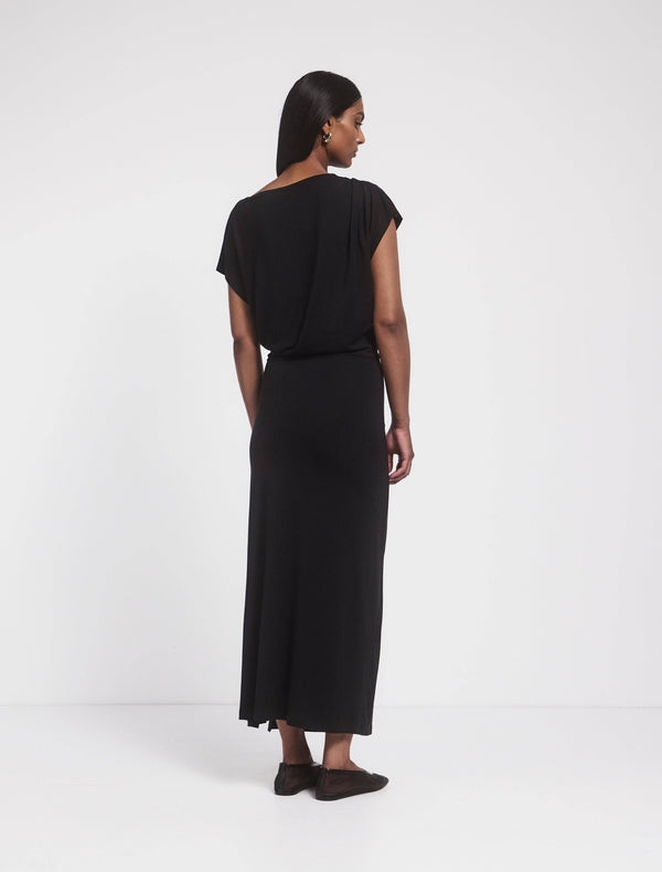 Ninety Percent Gabriel Jersey Dress In Black