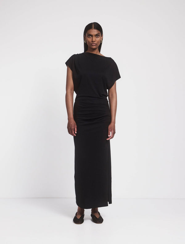 ninety percent Gabriel Jersey Dress in Black
