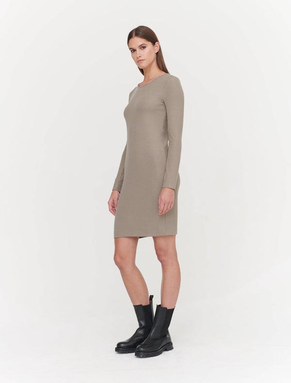 Ninety Percent Genesis Dress In Stone