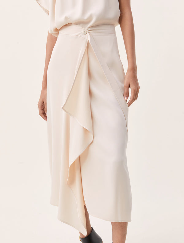 Ninety Percent Hydrus Skirt In Tahini