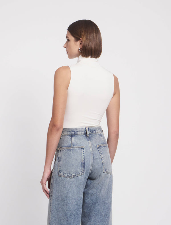 Ninety Percent Jade Body In Chalk White