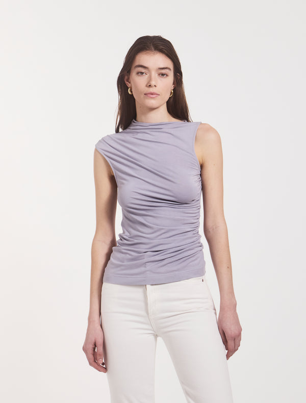 ninety percent Lui Top in Lilac