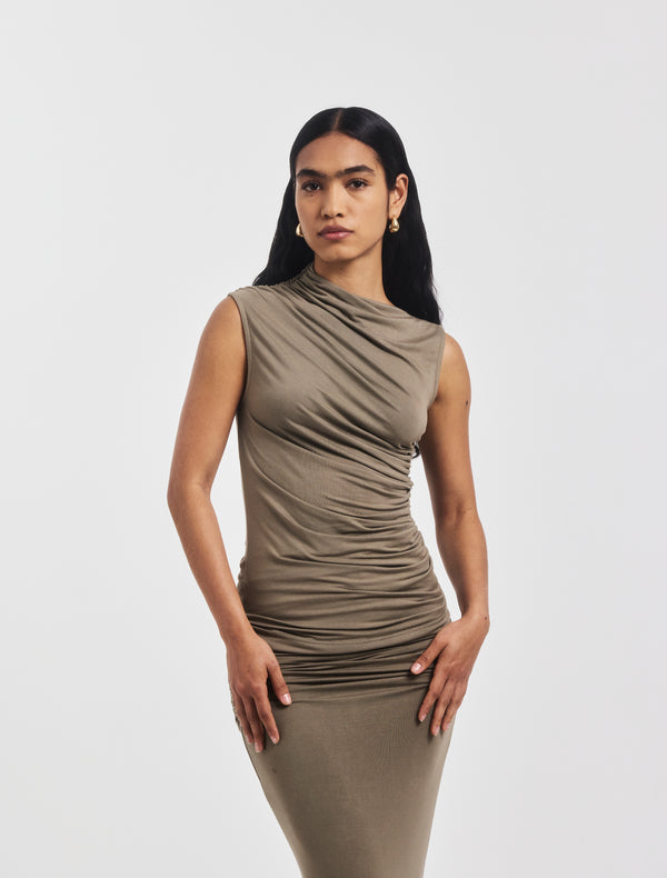 Ninety Percent Lui Top In Sage