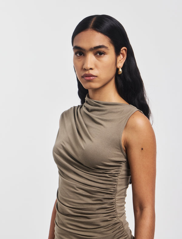 ninety percent Lui Top in Sage