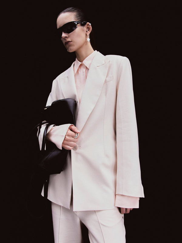 Ninety Percent Owain Jacket In Tahini