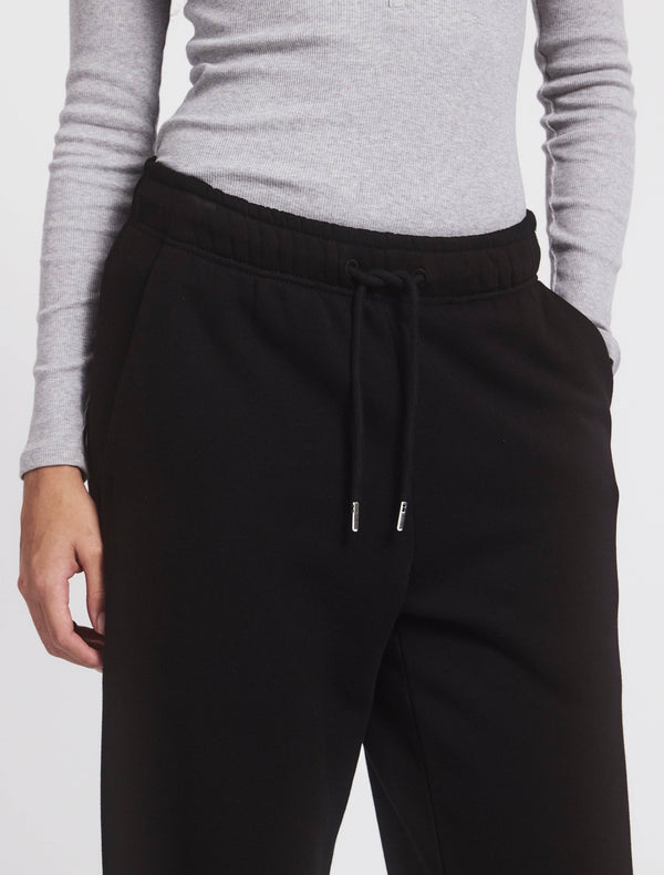 Ninety Percent Straight Leg Sweatpant In Black