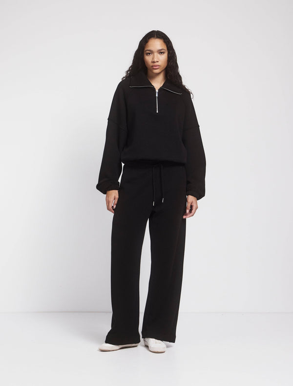 ninety percent Straight Leg Sweatpant in Black