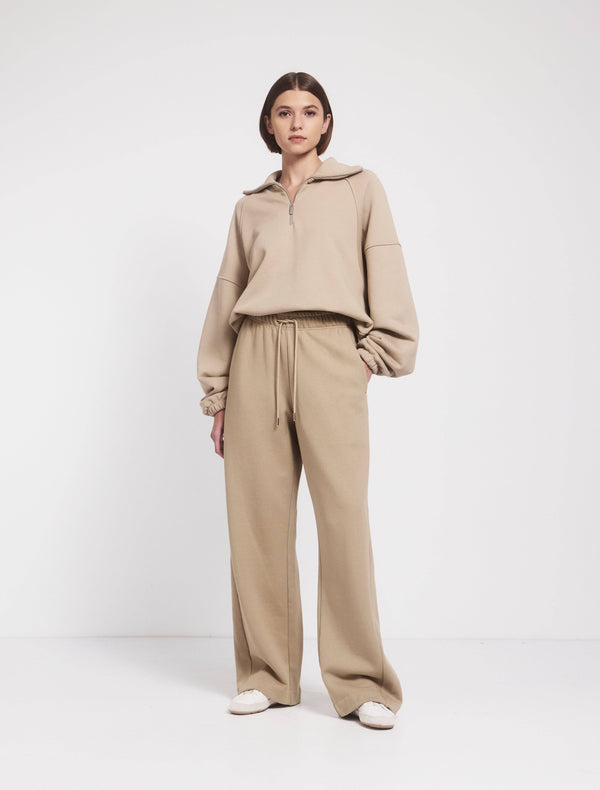 ninety percent Straight Leg Sweatpant in Taupe