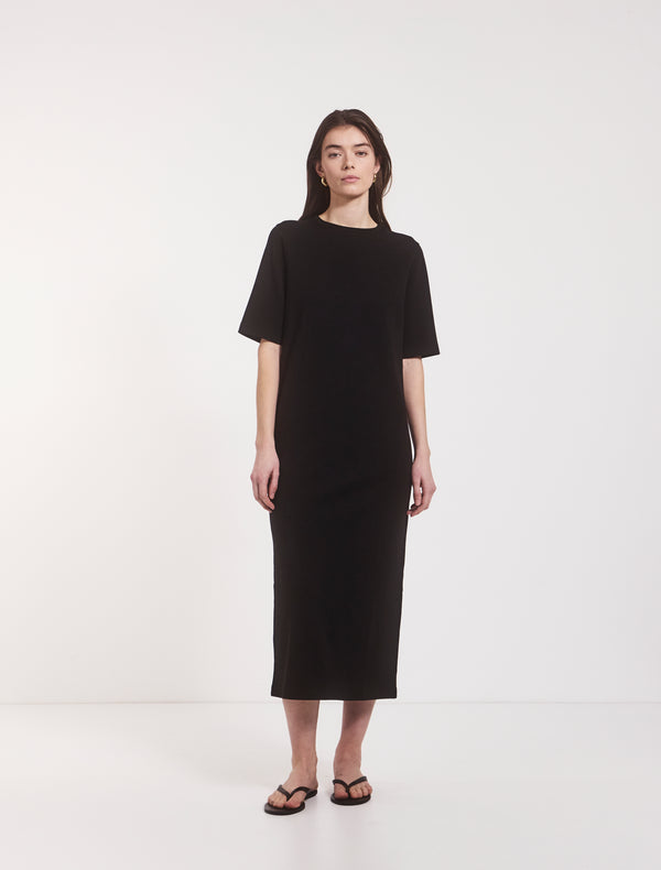 ninety percent T-Shirt Dress in Black