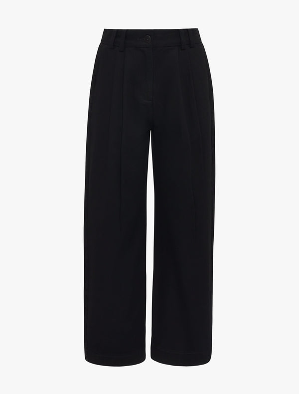 Ninety Percent Organic Cotton Denim Trousers In Black