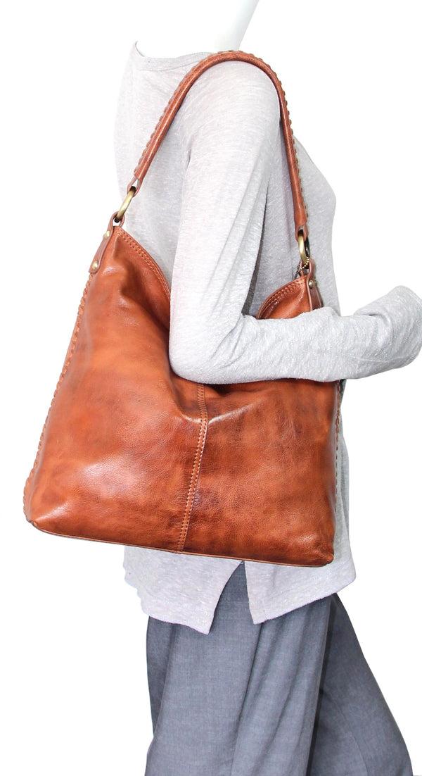 Nino Bossi Aislynn Leather Hobo