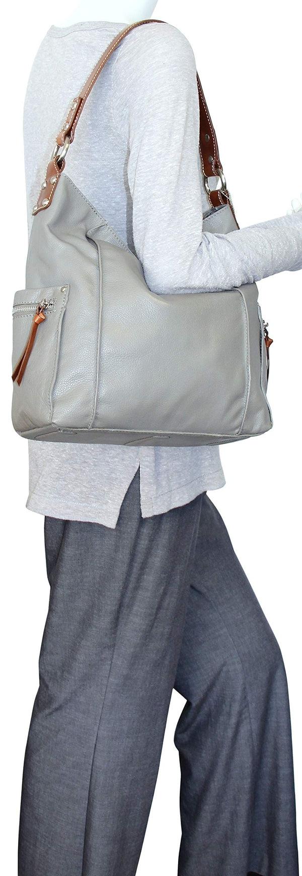 Nino Bossi Alberta Leather Hobo
