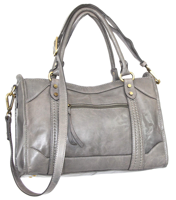 Nino Bossi Amber Leather Satchel