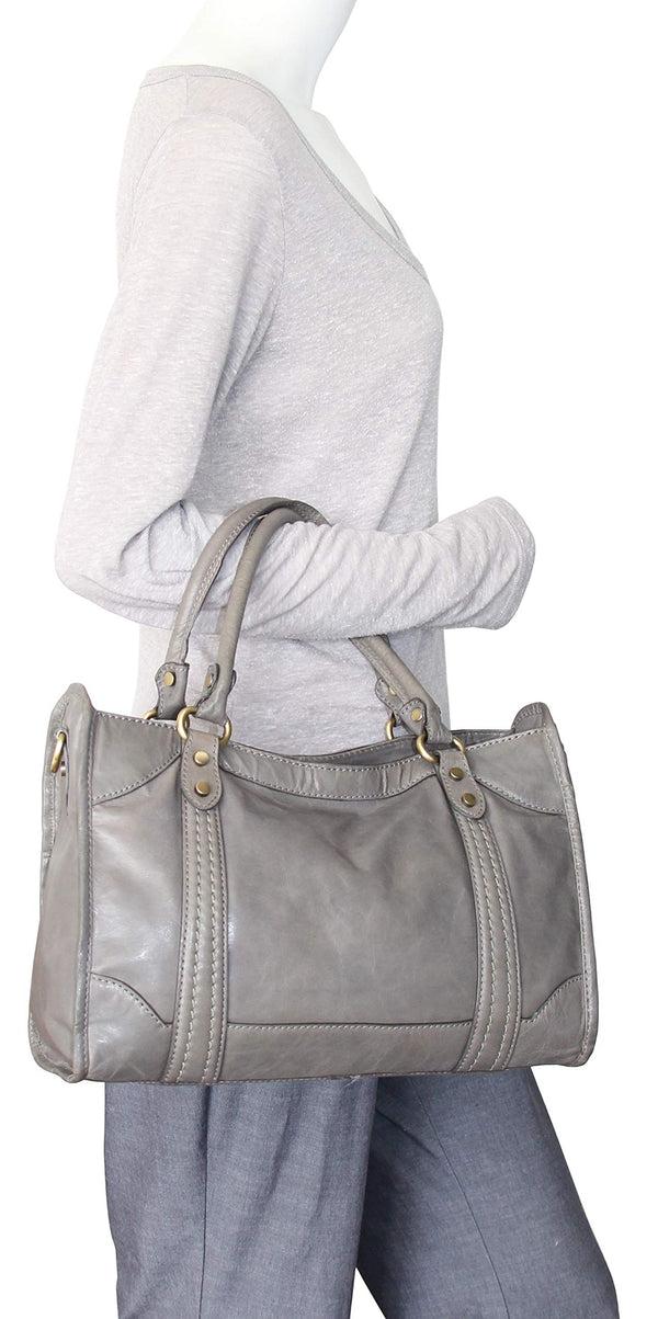 Nino Bossi Amber Leather Satchel