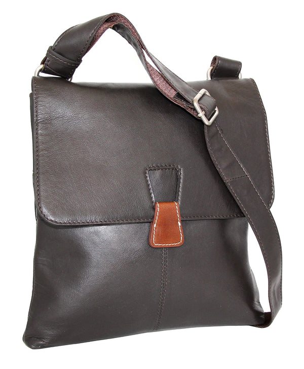 nino bossi California Leather Crossbody Bag