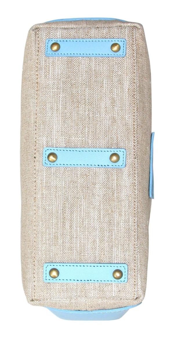 Nino Bossi Caprice Linen/Leather Hobo