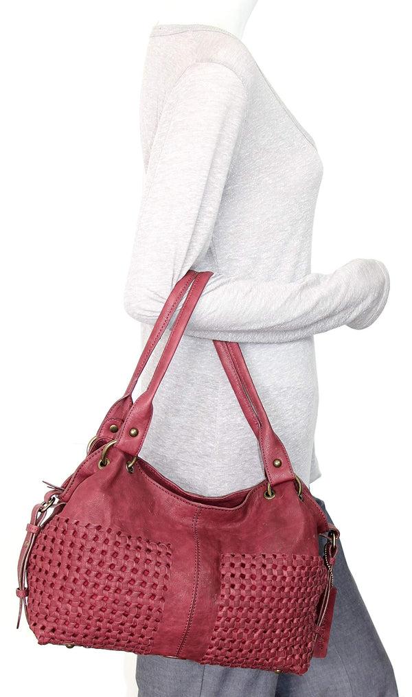 Nino Bossi Caroline Leather Satchel
