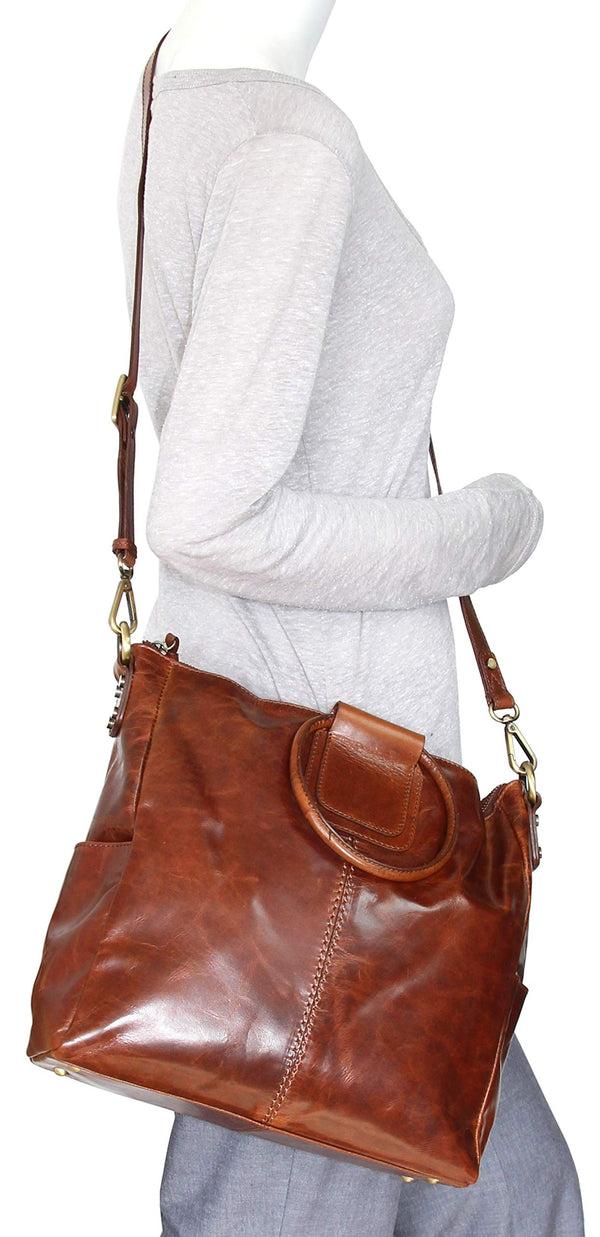 Nino Bossi Jara's Ring Leather Tote