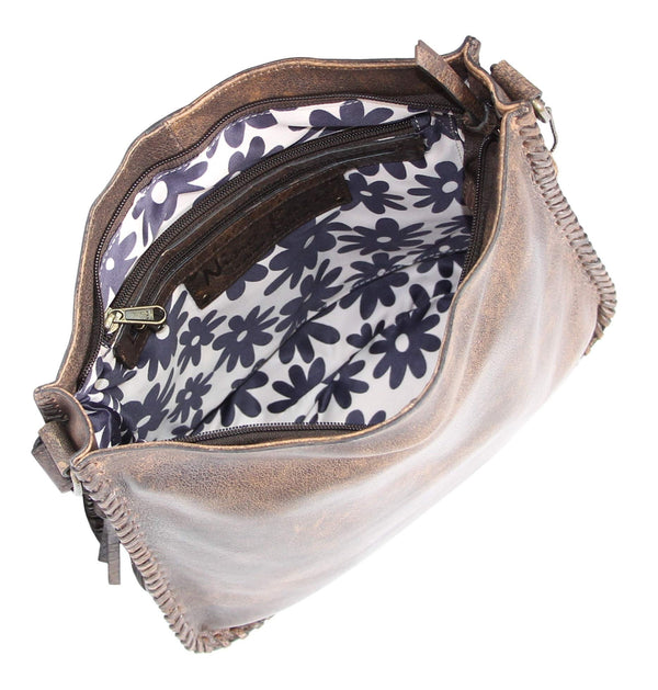 Nino Bossi Shauna Leather Crossbody Bag
