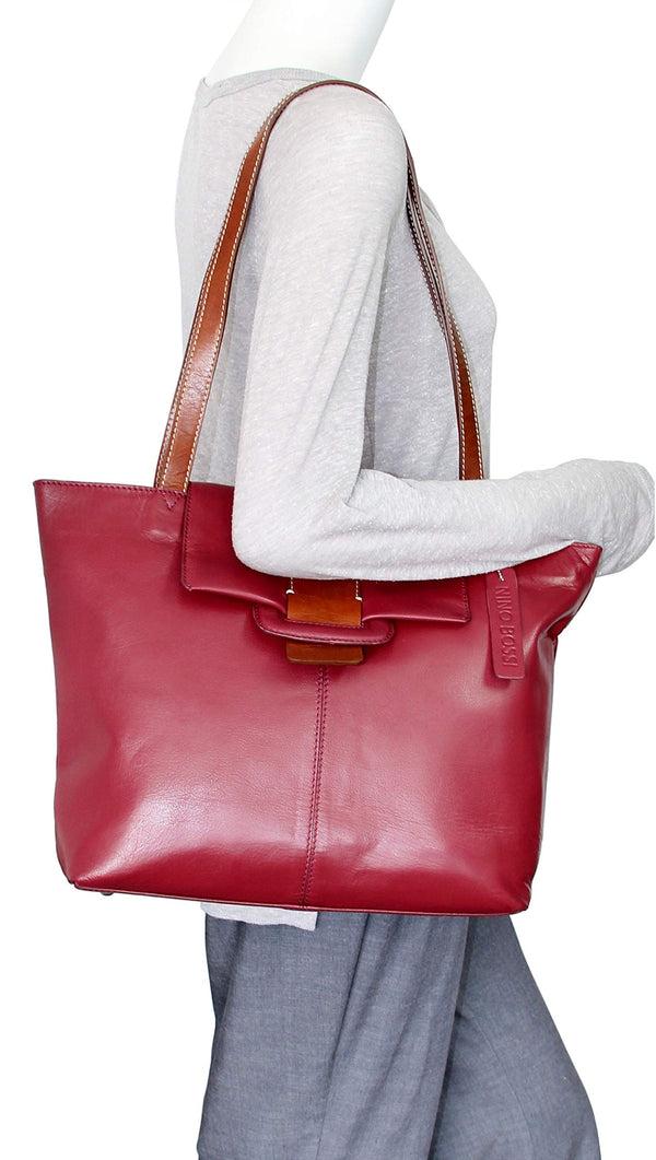 Nino Bossi Tilly Leather Tote