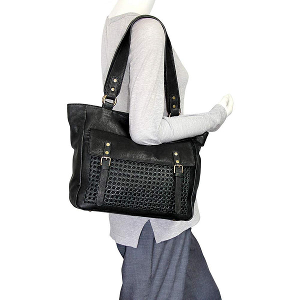 Nino Bossi Trina Leather Tote