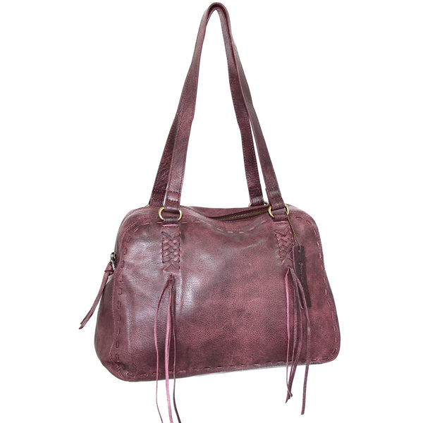 nino bossi Yara Leather Bowler Bag