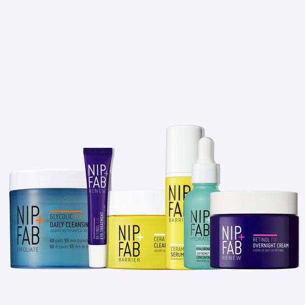 nip fab Ageless Radiance Evening Skincare Routine Kit for Normal Mature Skin