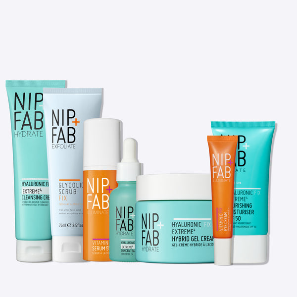 nip fab Ageless Radiance Morning Skincare Routine Kit for Normal Mature Skin