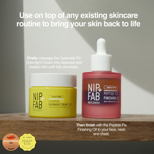 Nip Fab Award-Winning Duo - Peptides & Ceramides For Glowing Skin