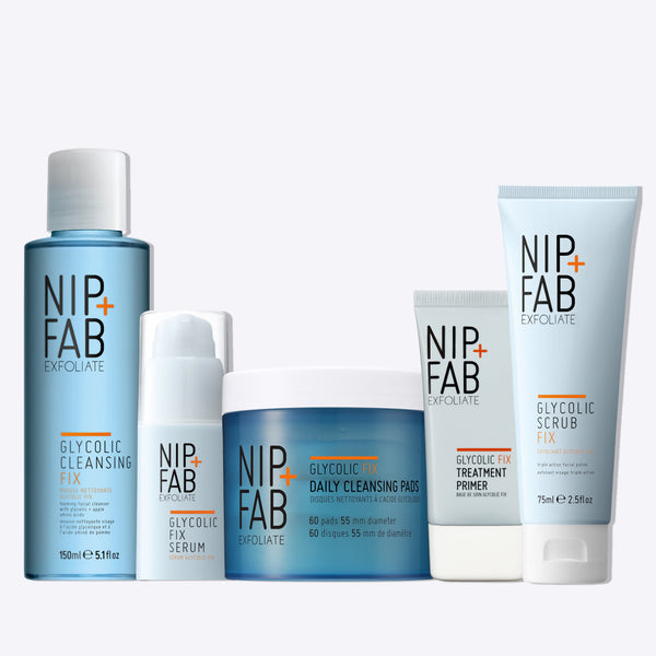 nip fab Glycolic Fix Smoothing Routine Kit for Dull & Blemish Prone Skin