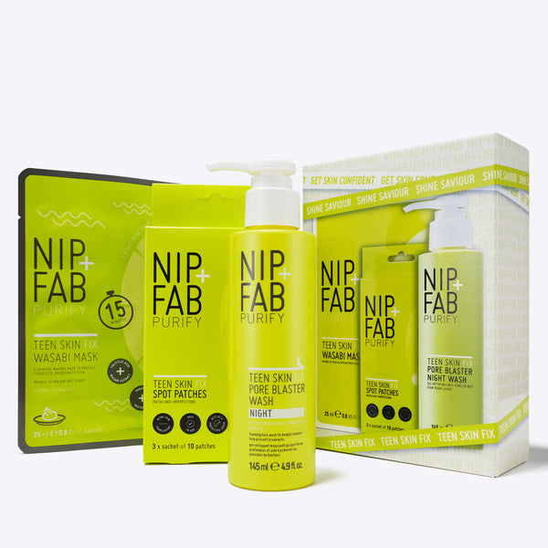 nip fab Teen Skin Shine Saviour Kit