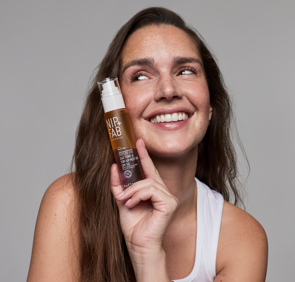 Nip Fab Peptide Fix 2-in-1 SPF 50 Tone + Top Up Mist 4% 75ml