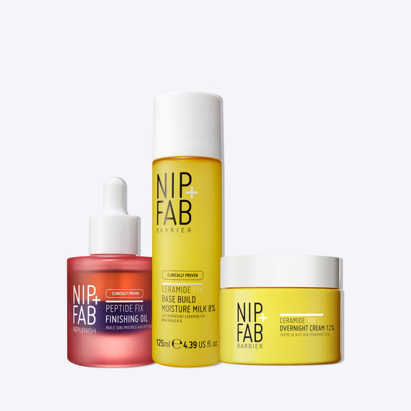 nip fab Plump & Protect Kit - Peptides Ceramides & Ectoin