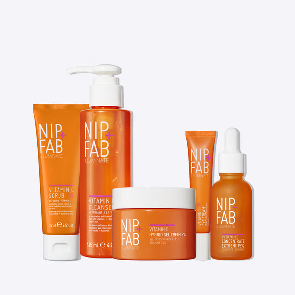nip fab Vitamin C Fix Brightening Routine Kit for Dull & Uneven Skin Tone