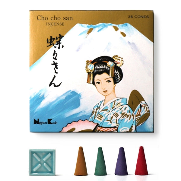 nippon kodo ASIAN ELEGANCE - CHO-CHO-SAN Assorted cones 36 cones