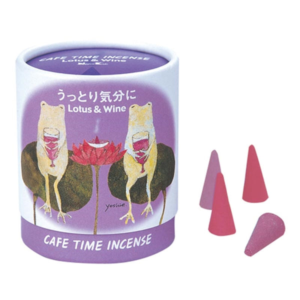 nippon kodo CAFE TIME INCENSE - Enchanted Mood (Lotus & Wine) 10 cones