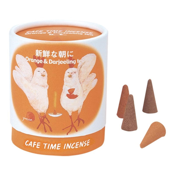 nippon kodo CAFE TIME INCENSE - Fresh Morning (Orange & Darjeeling Tea) 10 cones