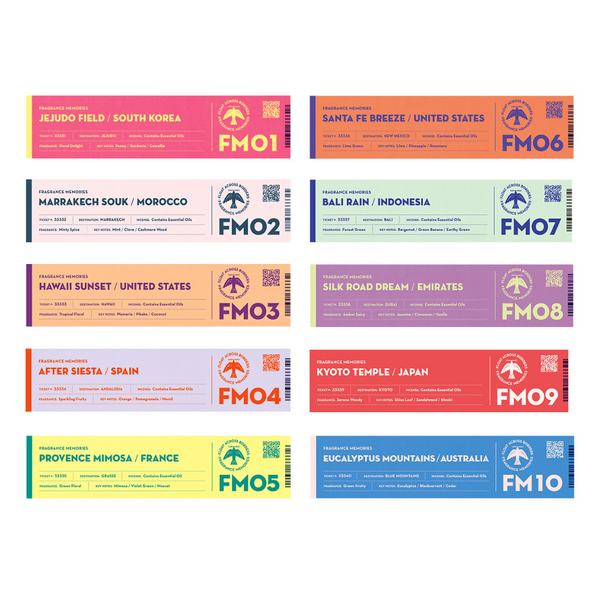 nippon kodo FRAGRANCE MEMORIES - Assortment of 10 Fragrances