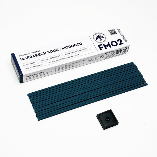 Nippon Kodo FRAGRANCE MEMORIES - FM 02 Marrakech Souk / Morocco 15 Sticks (Mint Clove Cashmere Wood)