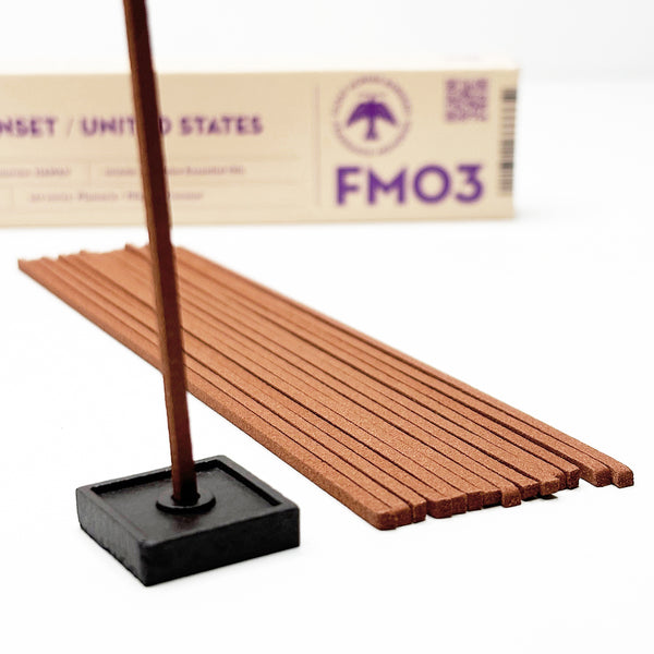 Nippon Kodo FRAGRANCE MEMORIES - FM 03 Hawaii Sunset / United States 15 Sticks (Plumeria Pikake Coconut)