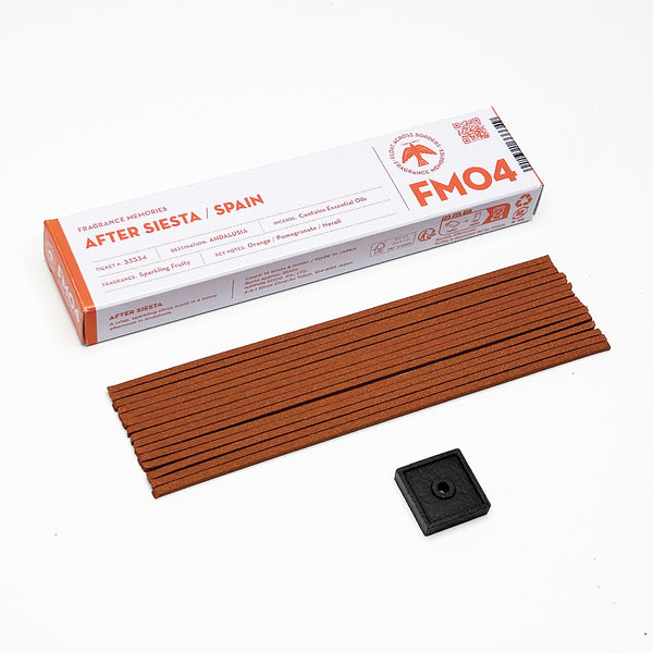 Nippon Kodo FRAGRANCE MEMORIES - FM 04 After Siesta / Spain 15 Sticks (Orange Pomegranate Neroli)