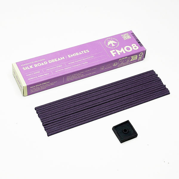 Nippon Kodo FRAGRANCE MEMORIES - FM 08 Silk Road Dream / Emirates 15 Sticks (Jasmine Cinnamon Vanilla)