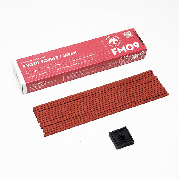 Nippon Kodo FRAGRANCE MEMORIES - FM 09 Kyoto Temple / Japan 15 Sticks (Shiso Leaf Sandalwood Hinoki)