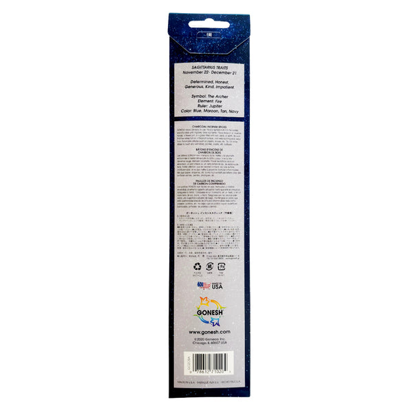 Nippon Kodo GONESH ZODIAC – Sagittarius | Bamboo Incense 20 Sticks (Red Carnation Saffron Spice Oud)