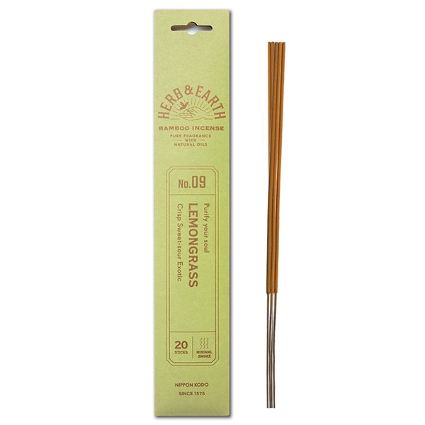 nippon kodo H&E - Lemongrass - Bamboo Incense 20 sticks