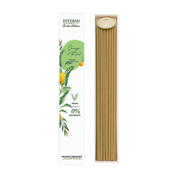 nippon kodo INTERIOR GARDEN NATURE - Orange & Green Tea Japanese Style Incense