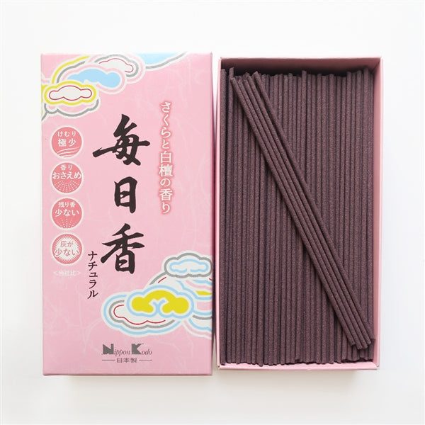 Nippon Kodo MAINICHI-KOH Cherry Blossom & Sandalwood Reg. 280 Sticks