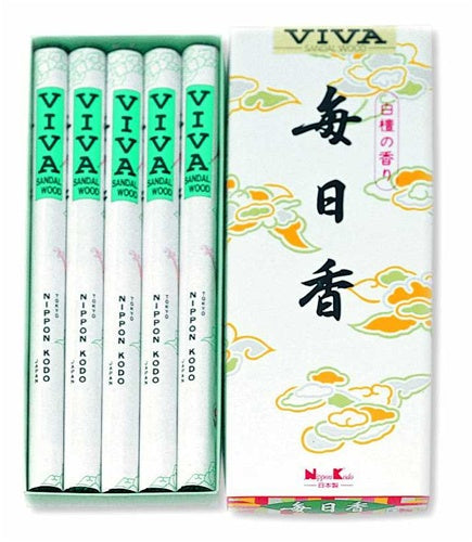 nippon kodo MAINICHI-KOH VIVA Sandalwood Long stick 5 rolls
