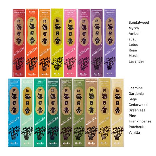 Nippon Kodo MORNING STAR - Assortment Of Morning Star 17 Fragrances
