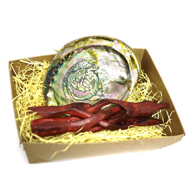 Nippon Kodo Abalone Shell With Wooden Stand